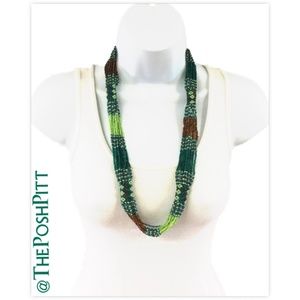 Island Appeal!  Vibrant Bead Multi-Strand Necklace